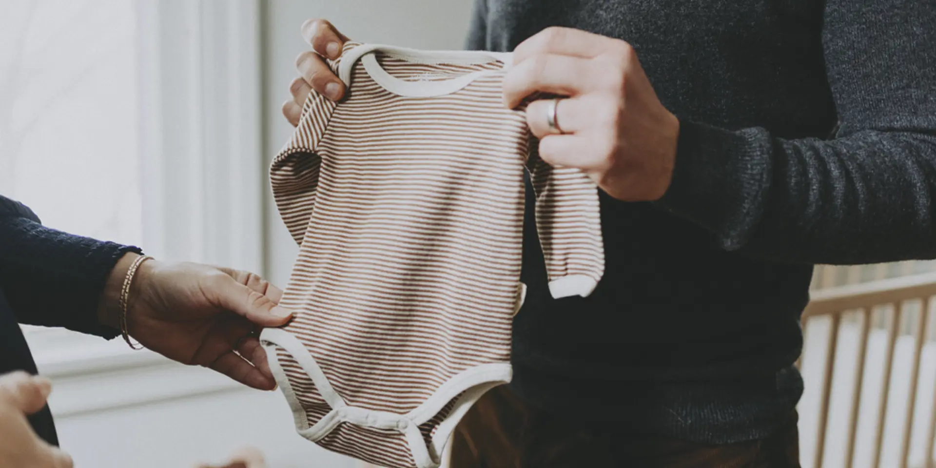 One month before Christine’s scheduled C-section, the couple decorated the nursery.