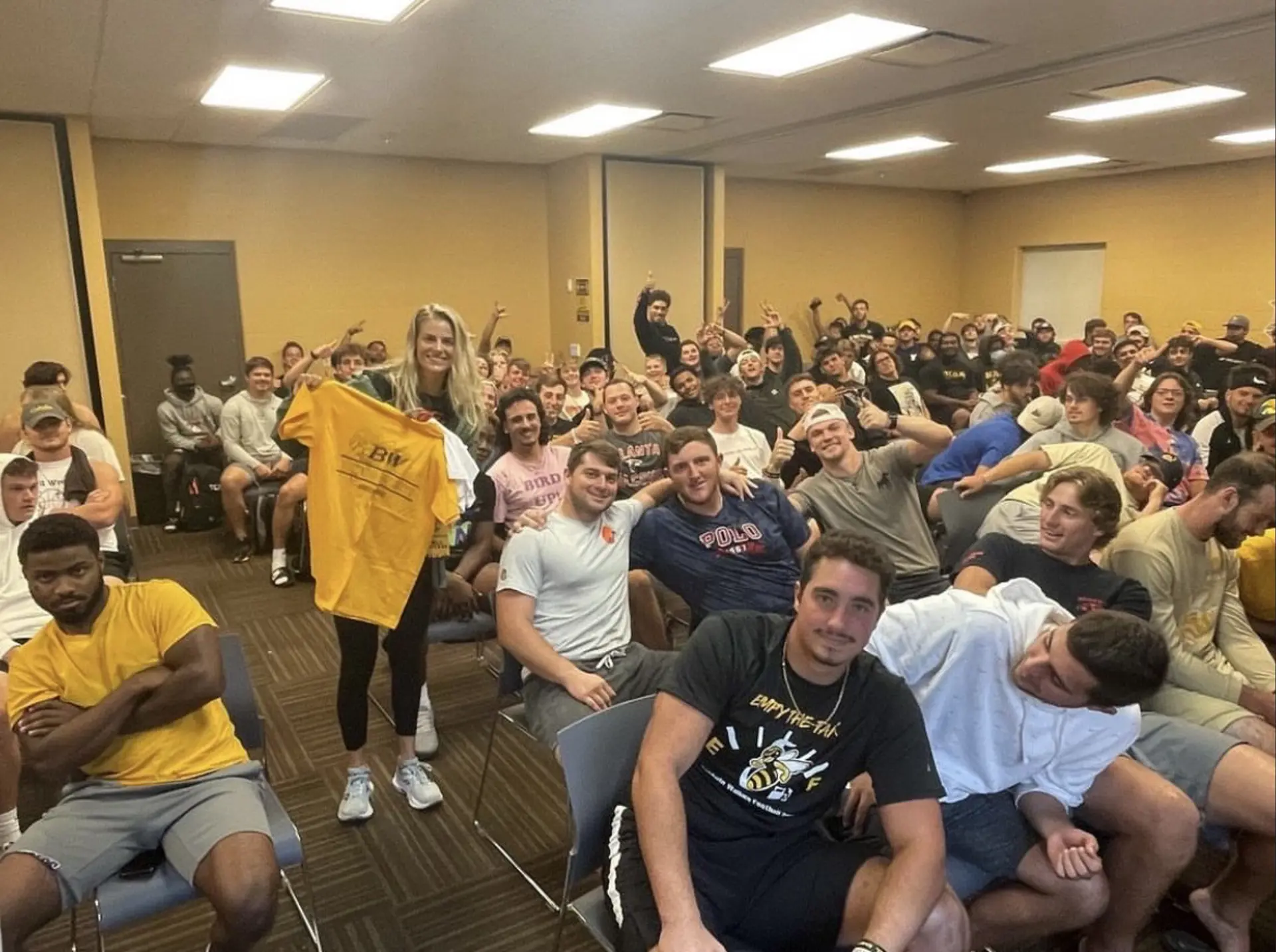 Group of students in a presentation