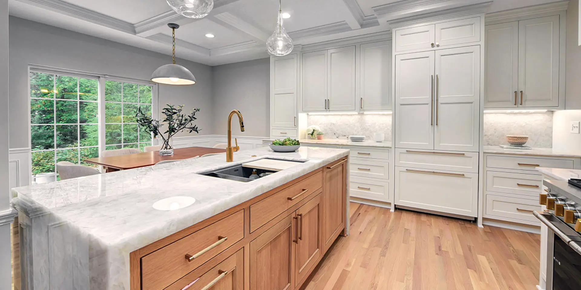 a beautifully remodeled kitchen
