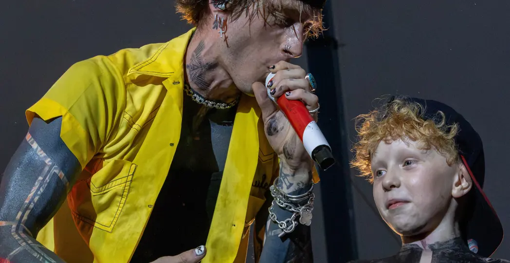 Machine Gun Kelly performing at MGK Day 2026