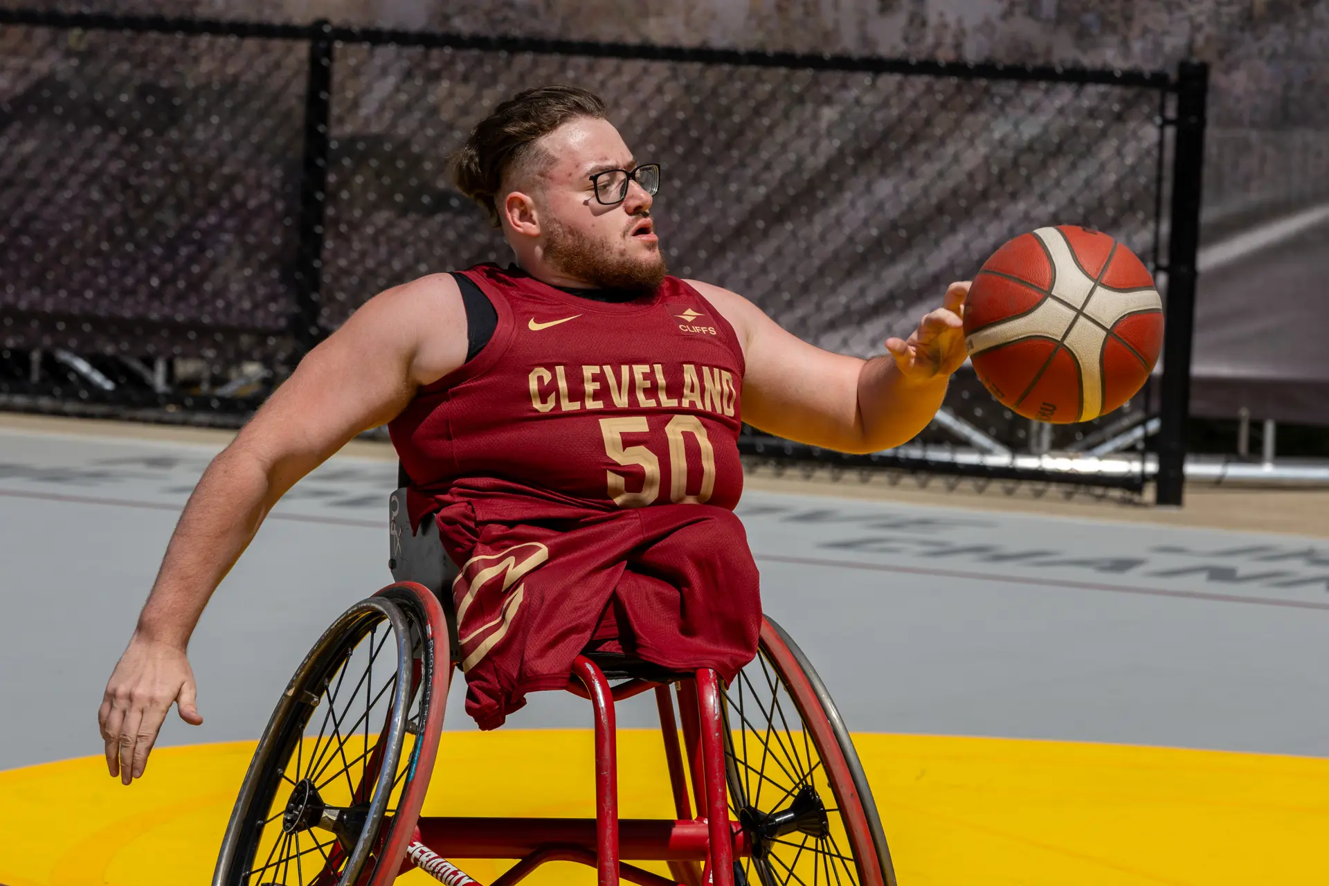 The Cavaliers’ New Outdoor Basketball Court Commemorates Cleveland’s 2016 Championship Win