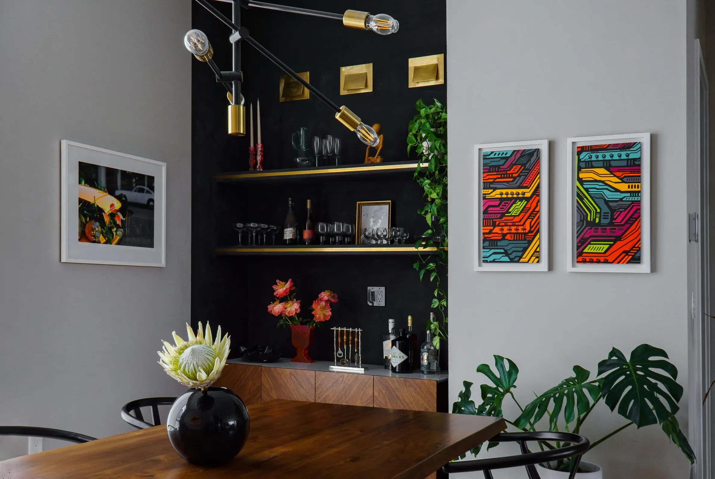Midcentury Influence Makes This Gordon Square Townhouse Feel More Like Home