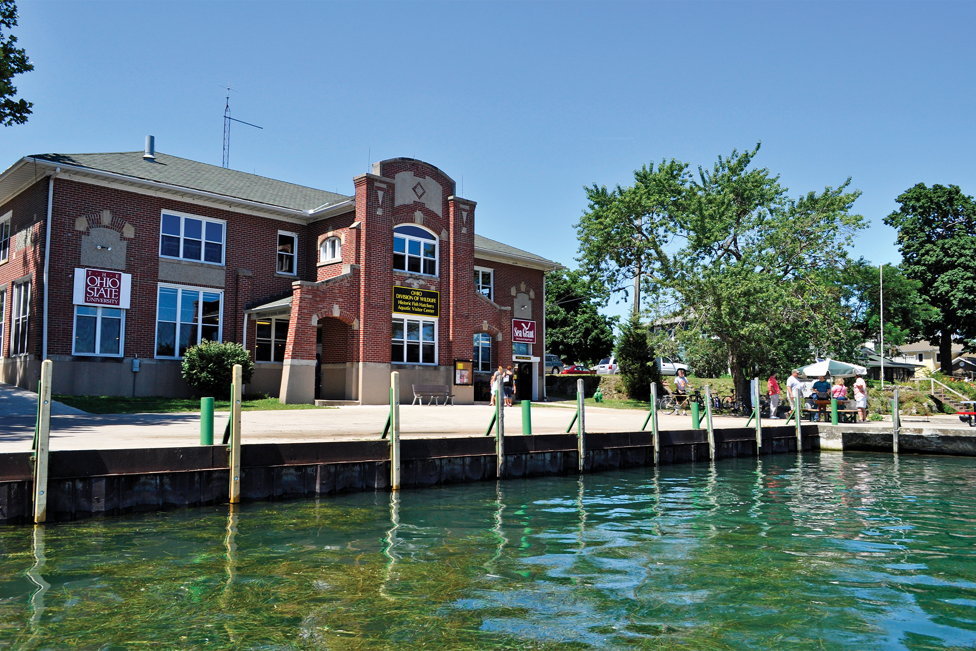 The Aquatics Visitors Center on Put-in-Bay