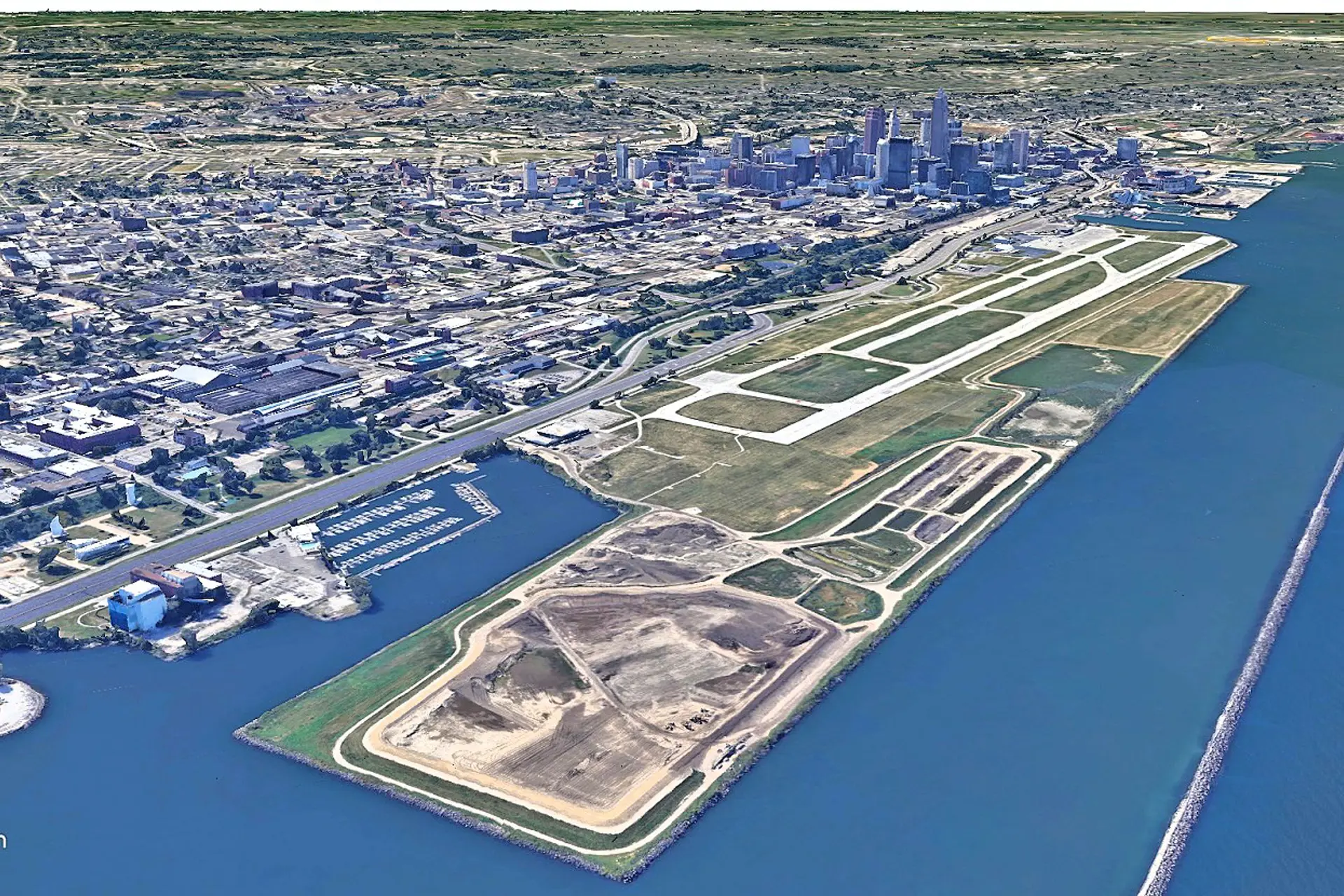 Two Concepts Unveiled for the Future of Burke Lakefront Airport