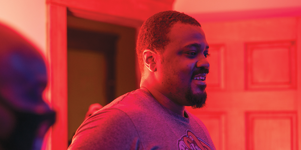 Terrel Denson Wallace, or Tall Black Guy, temporarily relocated to Cleveland to work with artists such as Dan Fernandez and Terry “T-Dash” Williams.