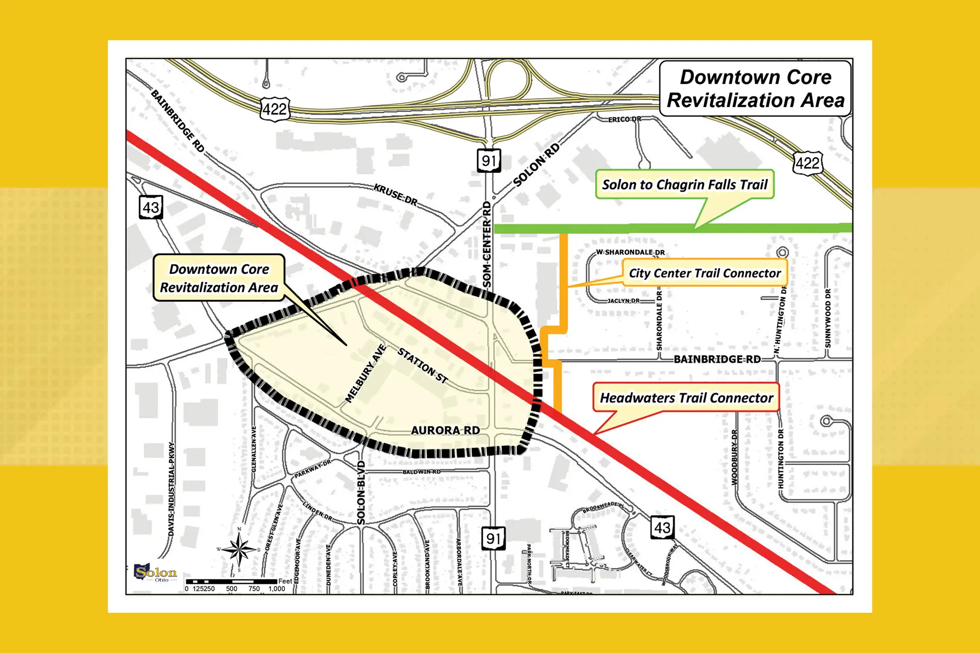 Progress Continues on Solon’s Transformed City Core