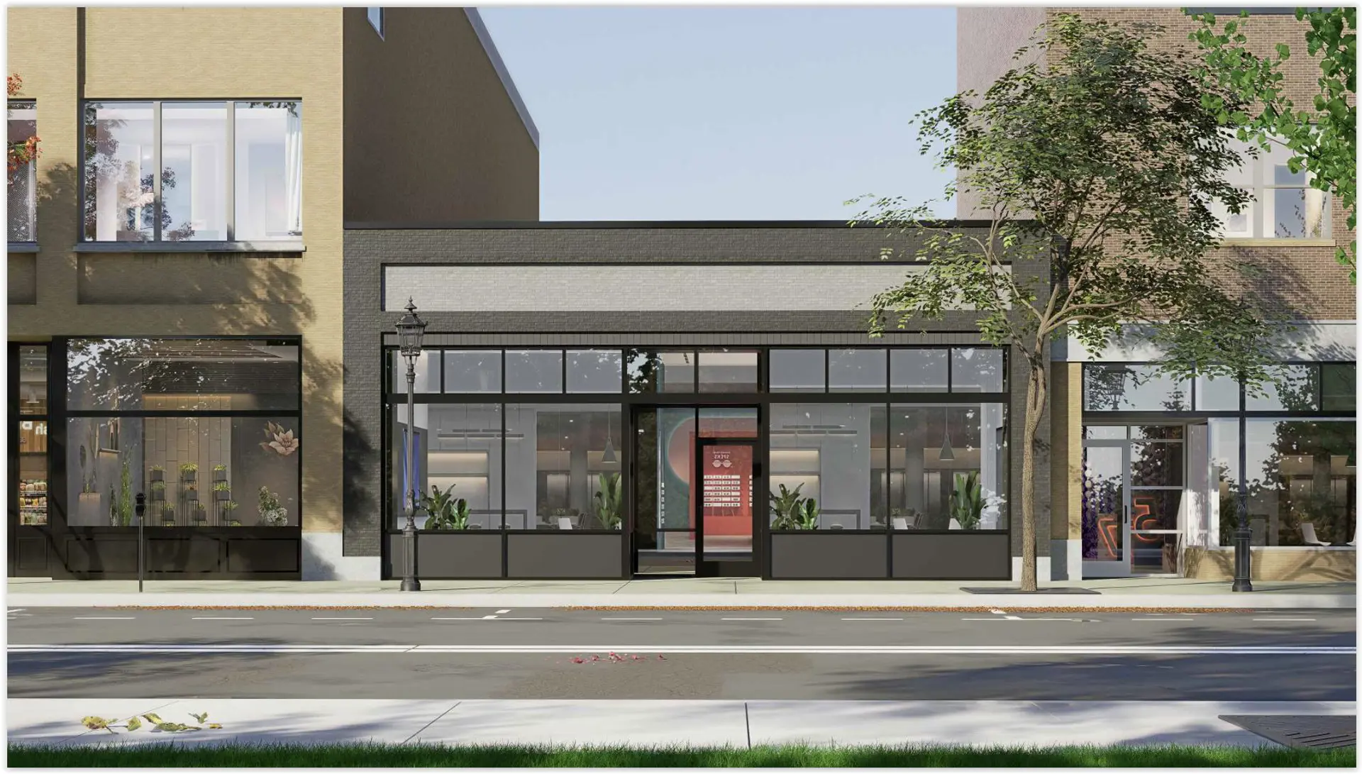 Proposed renovated storefront at 2098 W. 25th