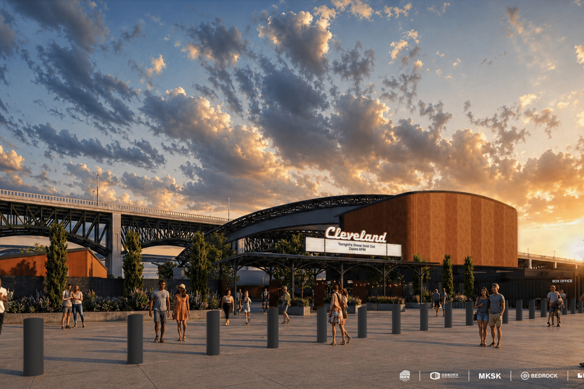 New Cleveland Amphitheater Headlines Riverfront’s Next Act