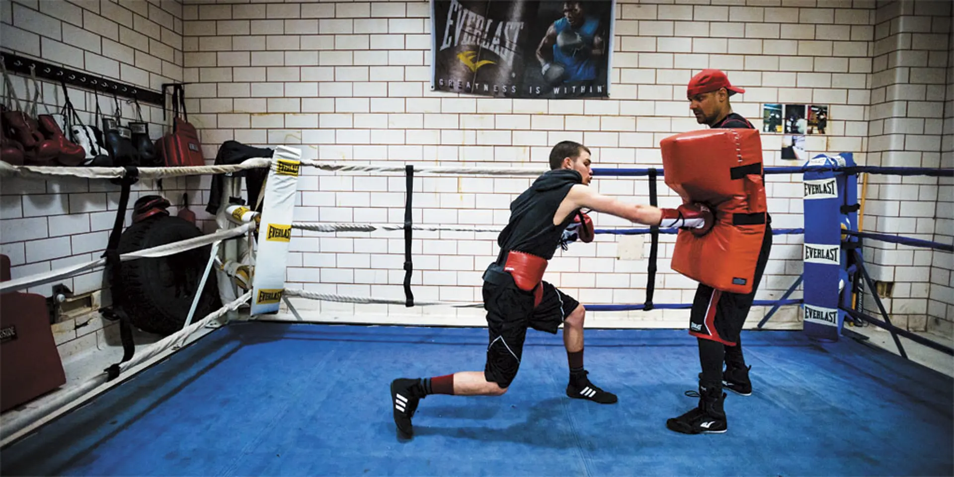 Training his youngest son, Carlos, helped Antonio Gonzalez fight through his battle with renal failure. | PHOTOGRAPHED BY ANGELO MERENDINO