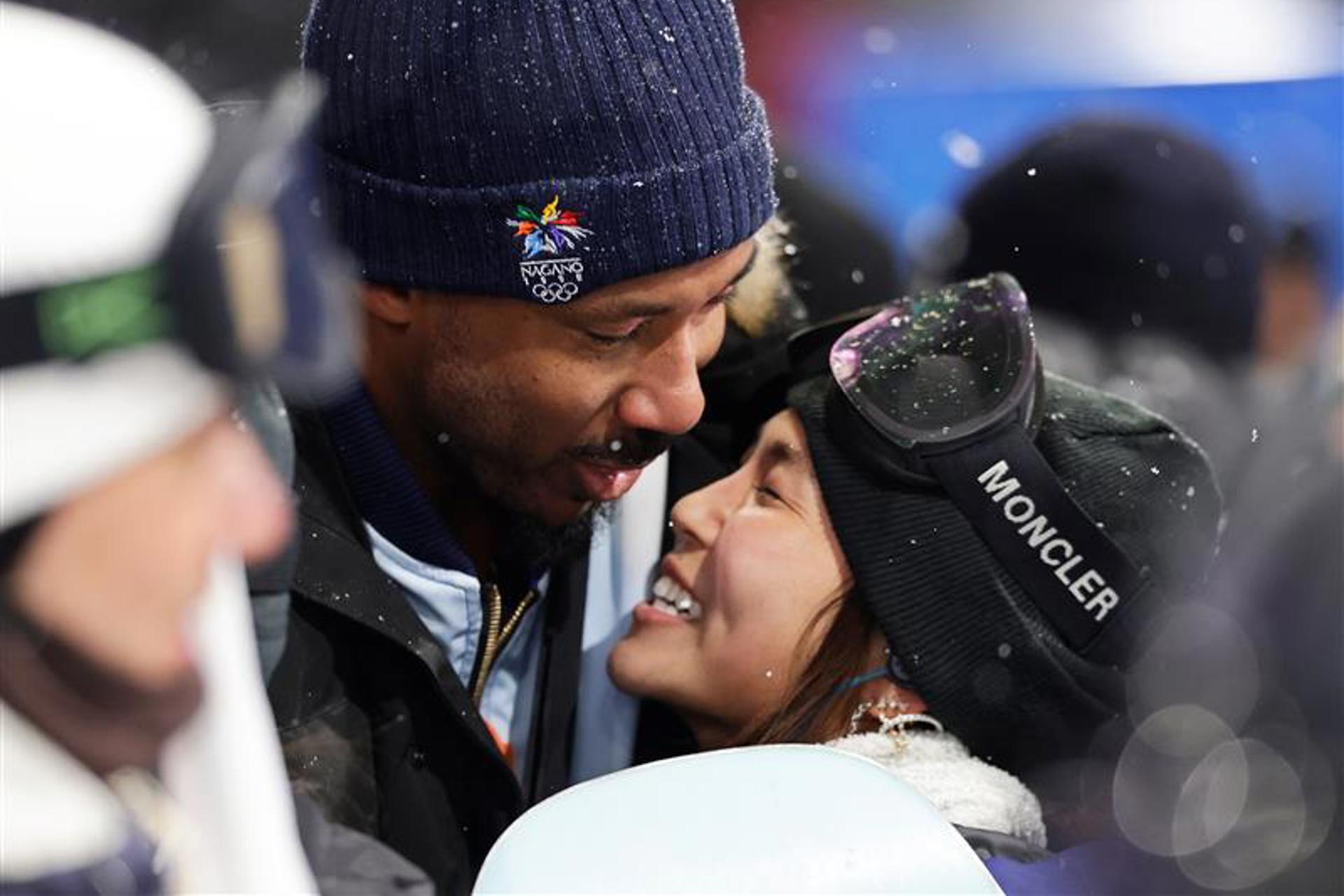 Myles Garrett Cheers On Girlfriend Chloe Kim at Olympics