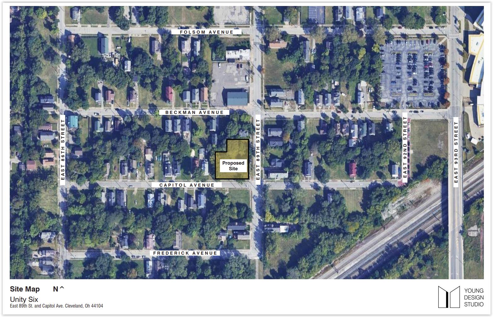 UNITY SIX TRIPLEXES ARE PLANNED AT THE NORTHWEST CORNER OF EAST 89TH STREET AND CAPITOL AVENUE.