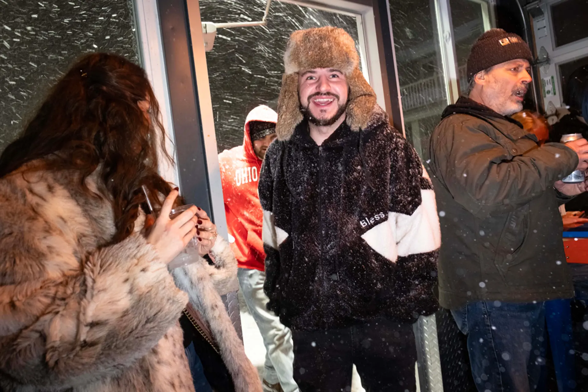 All smiles as a pierogi drops in Parma at midnight on New Year’s Eve
