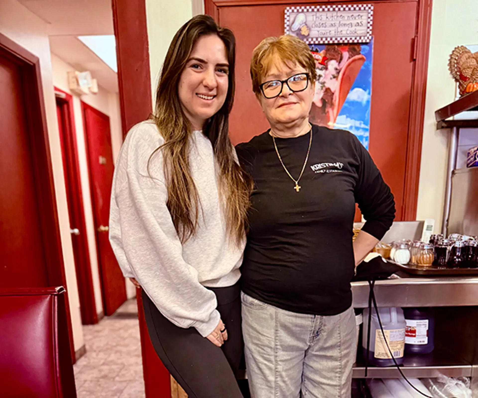 Kristina Marinaj and Ornela Martinaj of Kristina's Family Restaurant