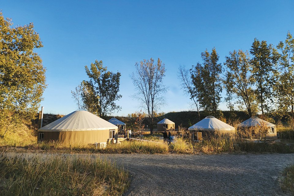 The Idema Explorers Camp in Spring Lake, Michigan (photo courtesy of Ottawa County Parks and Recreation)