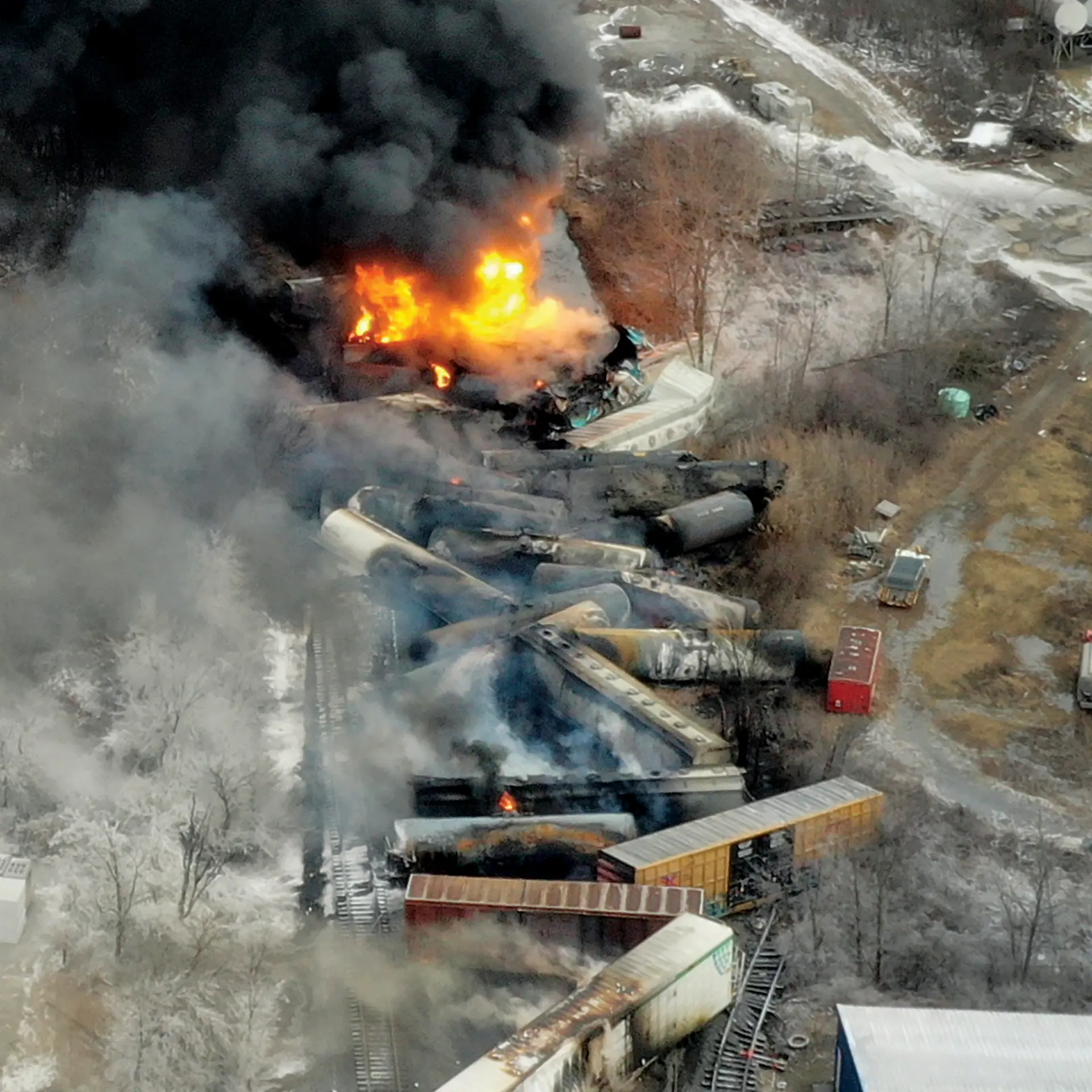 east palestine Ohio train derailment