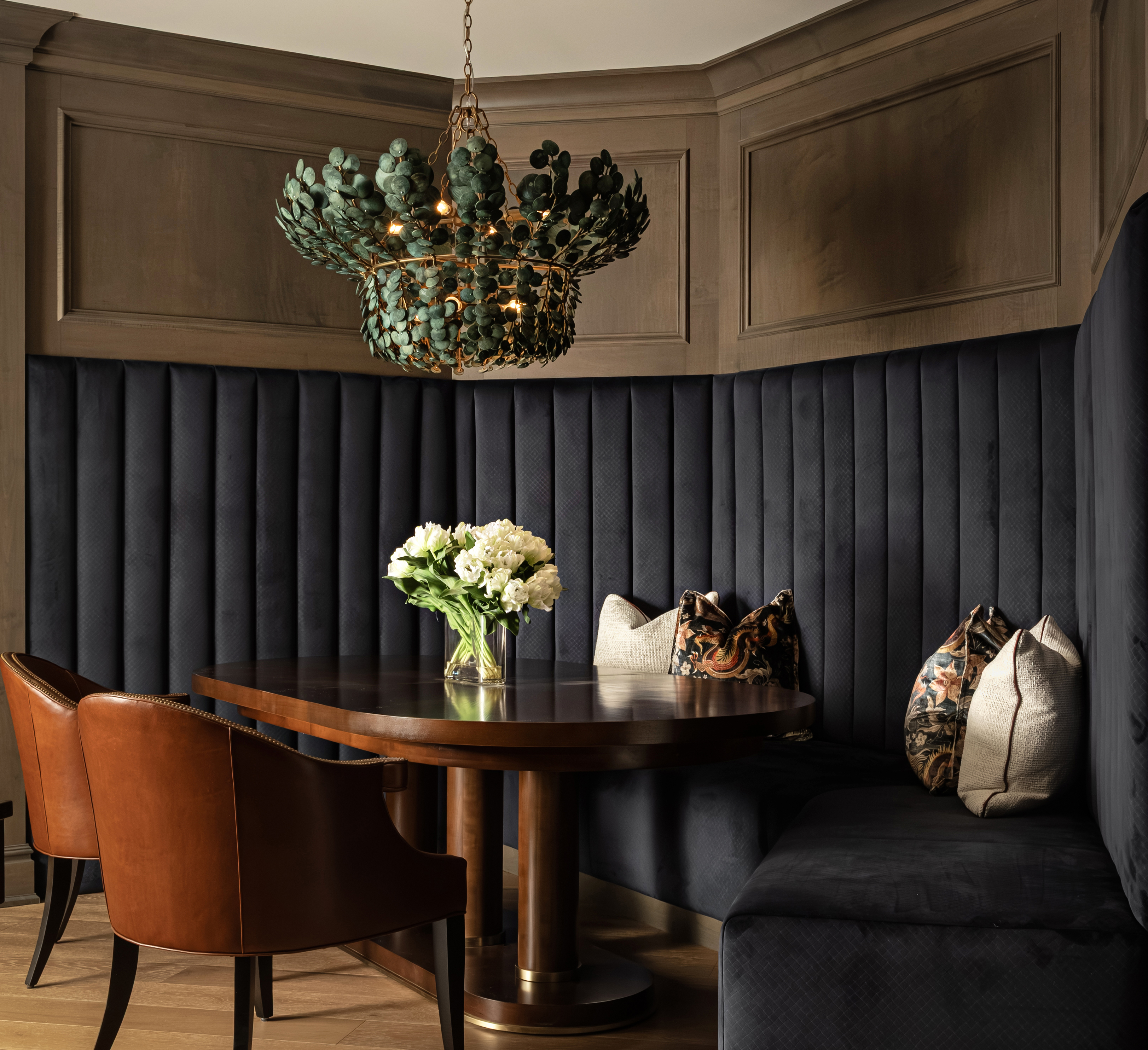 High-end finishes, fixtures and furnishings give these activity areas a more luxurious feel than the average game room. | PHOTOGRAPHED BY AMY CARRUTHERS