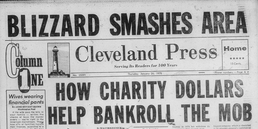 cleveland press great blizzard of 1978