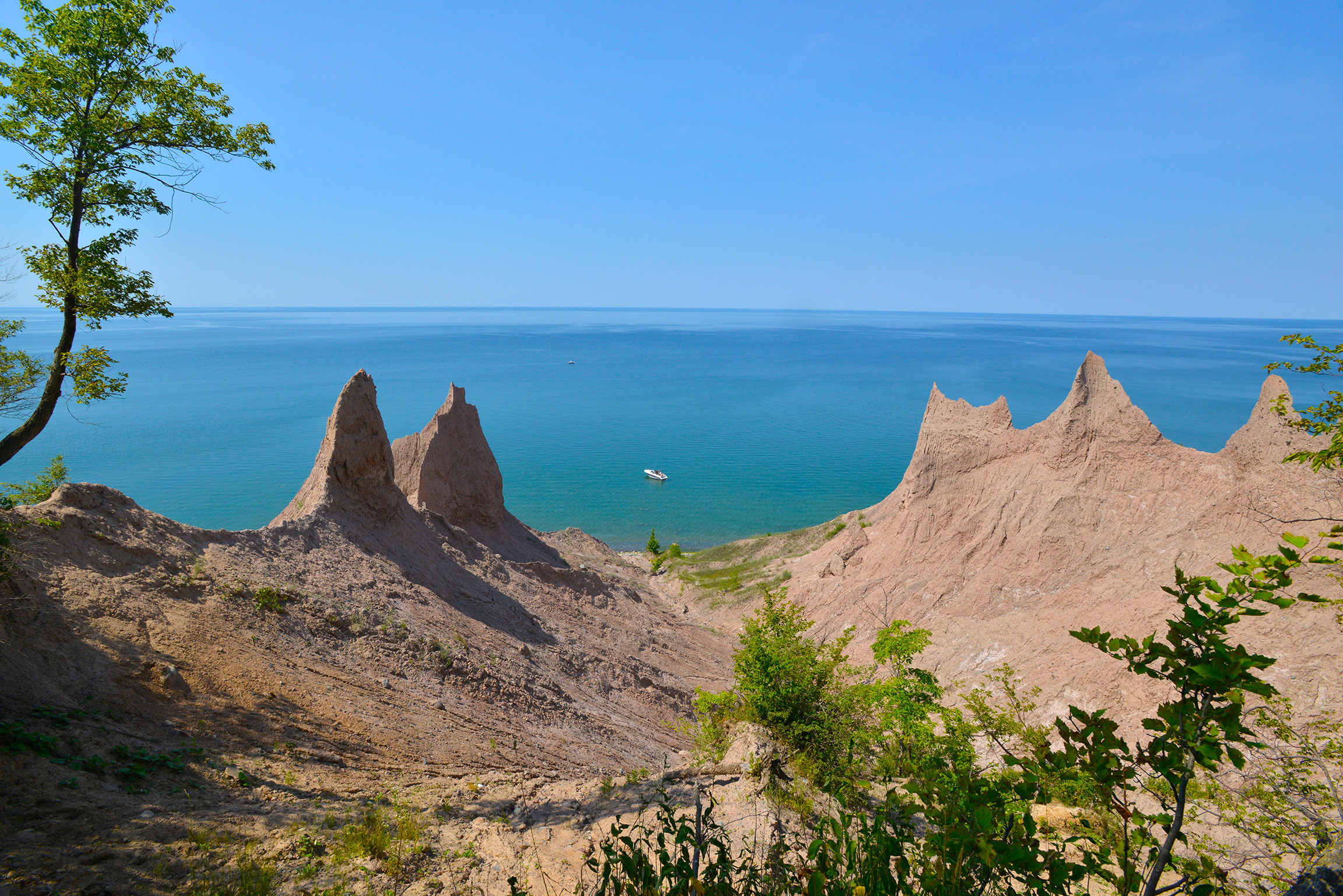 Chimney Bluffs State Park in Wolcott, New York (photo courtesy of New York State Parks) Chimney Bluffs State Park in Wolcott, New York (photo courtesy of New York State Parks)