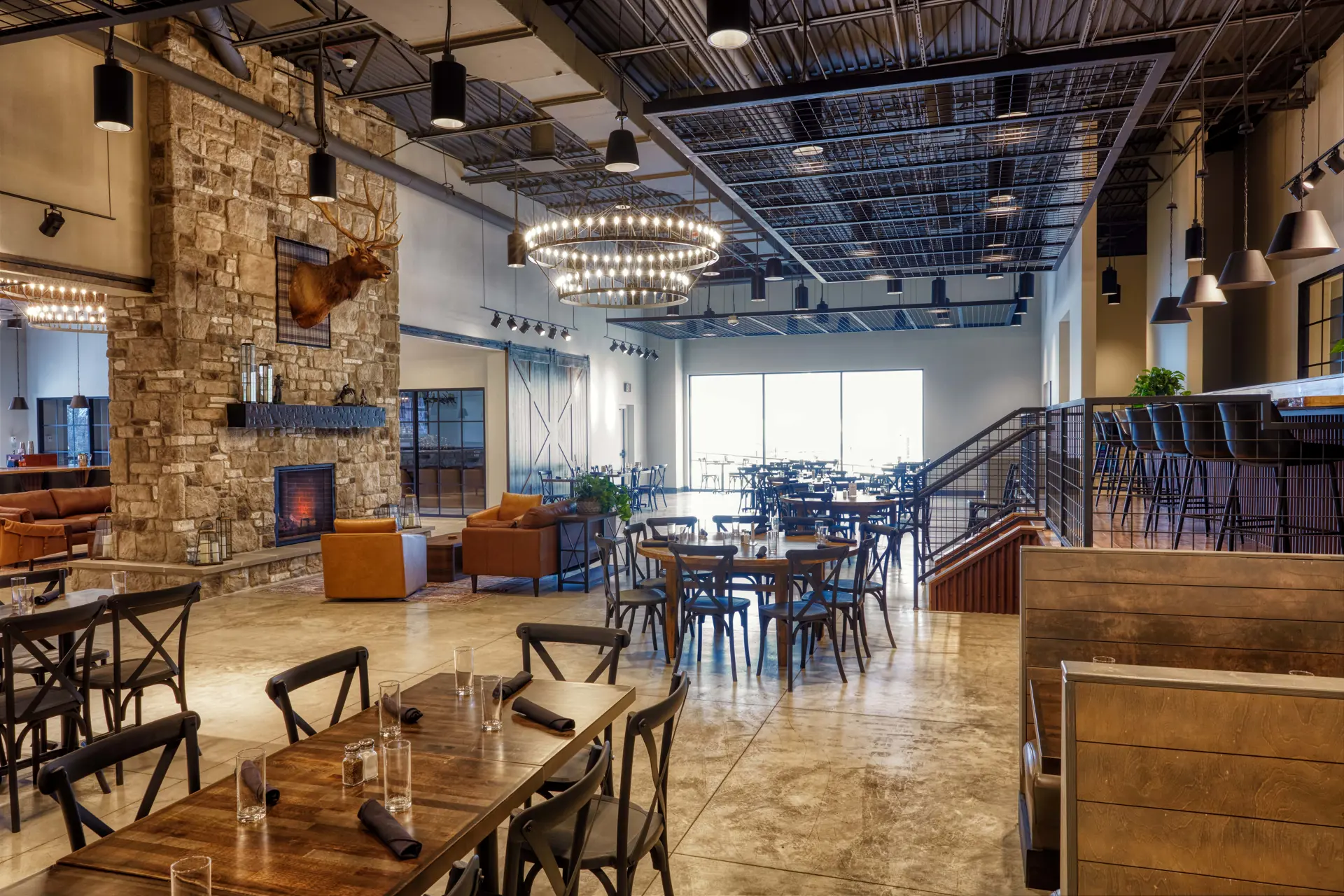 Timberfire restaurant at The Hive