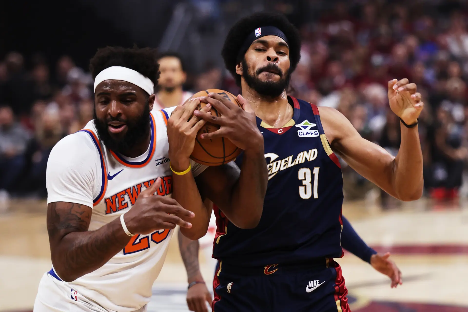 Mitchell Robinson and Jarrett Allen