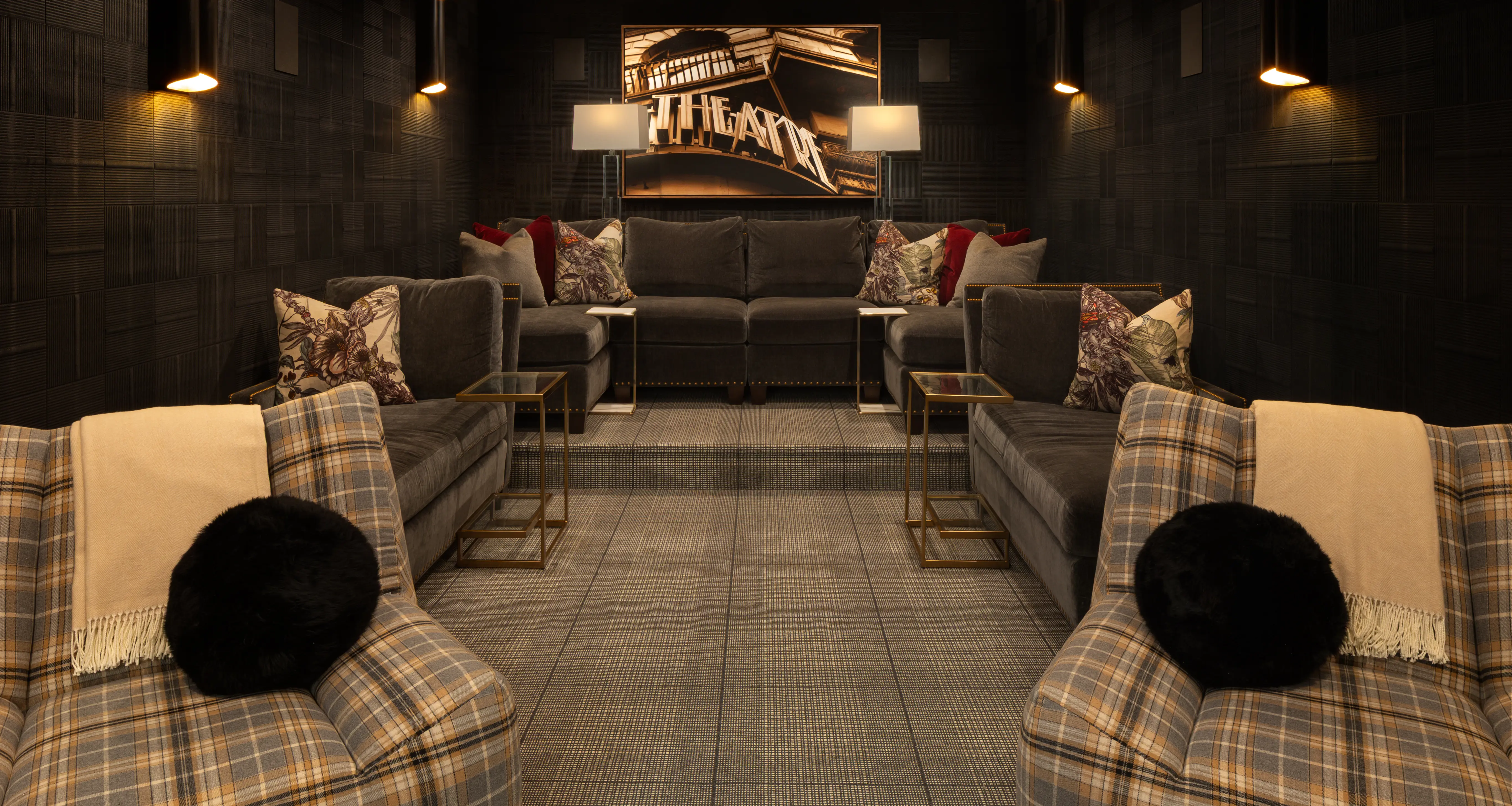 This Classy Westlake Basement Has a Space for Every Activity