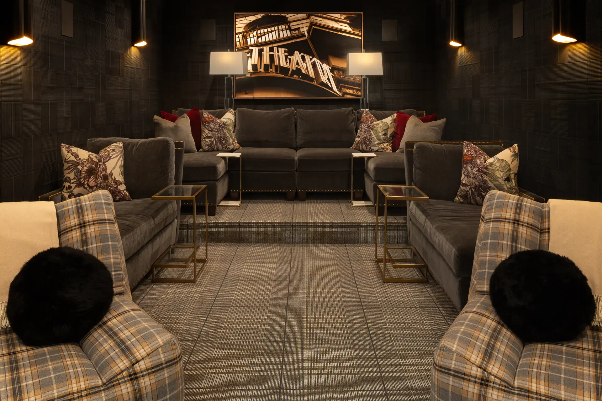 This Classy Westlake Basement Has a Space for Every Activity