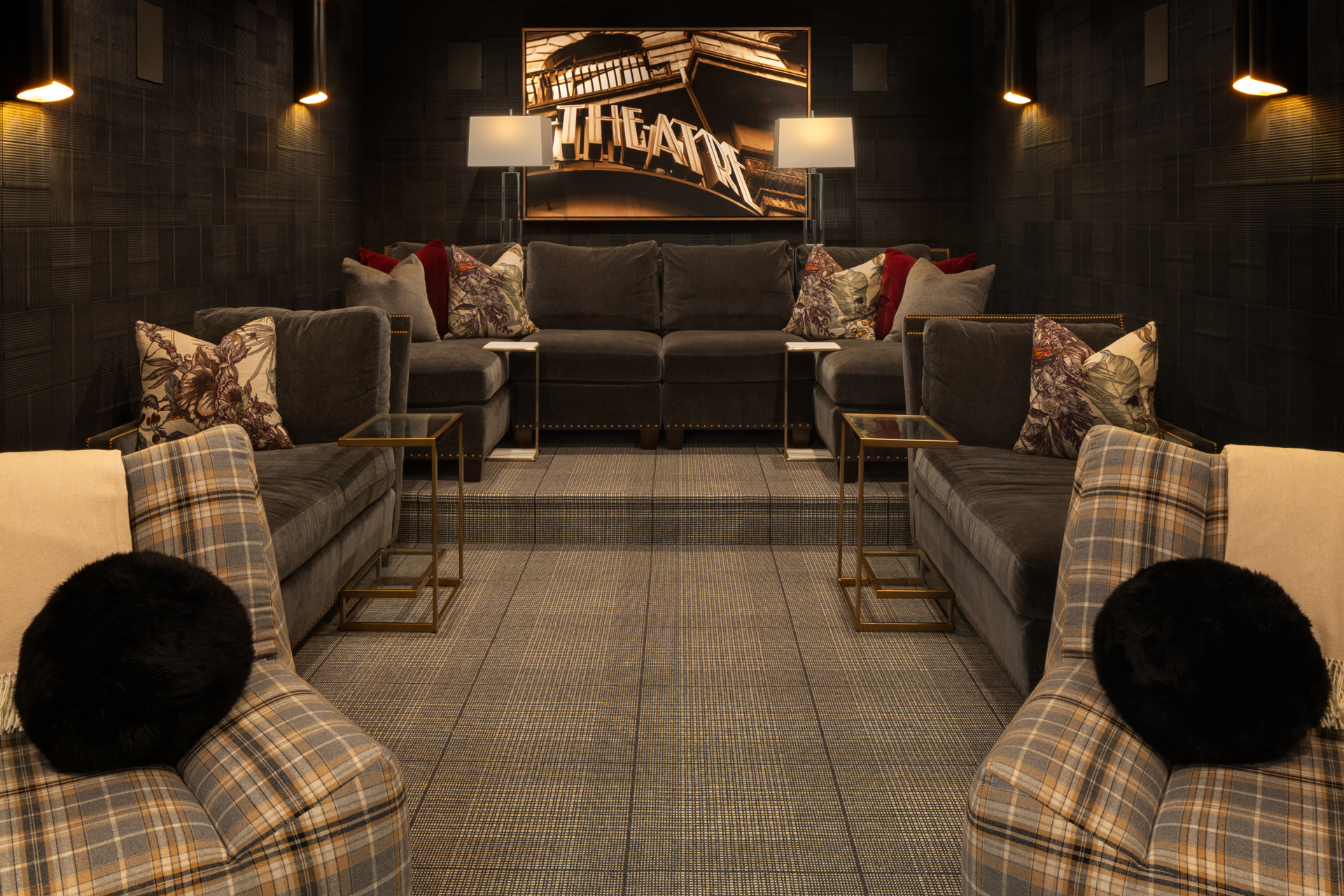 This Classy Westlake Basement Has a Space for Every Activity