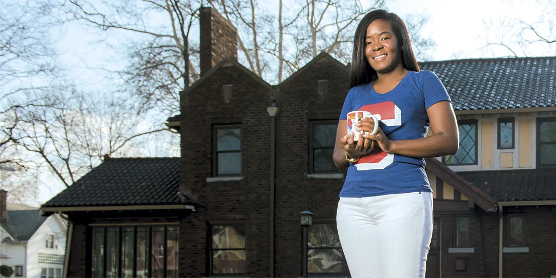 Evelyn Burnett bought a beautifully rehabbed 1917 home on East 98th Street close to University Circle and a few blocks from the Village Project. | PHOTOGRAPHED BY JASON MILLER