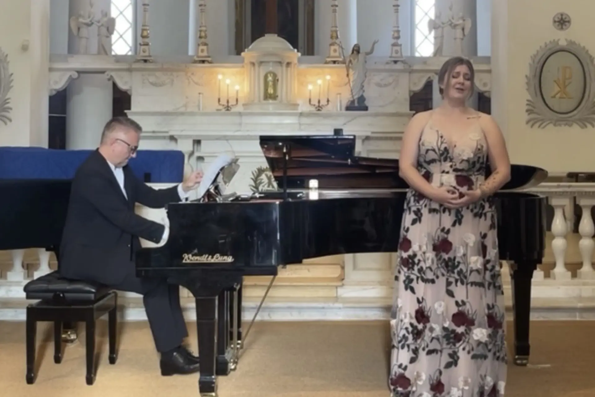 Cleveland Opera Northeast Ohio Lucca Bel Canto Young Artist Program, Summer 2025 (pianist Robert Pechanec) | Courtesy Madelyn Hasebein 