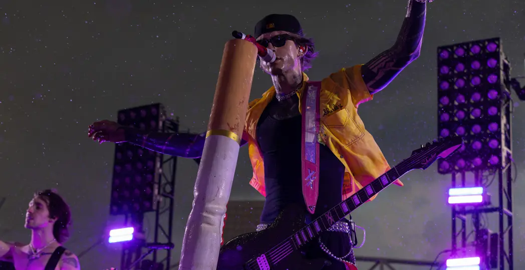 Machine Gun Kelly performing at MGK Day 2026