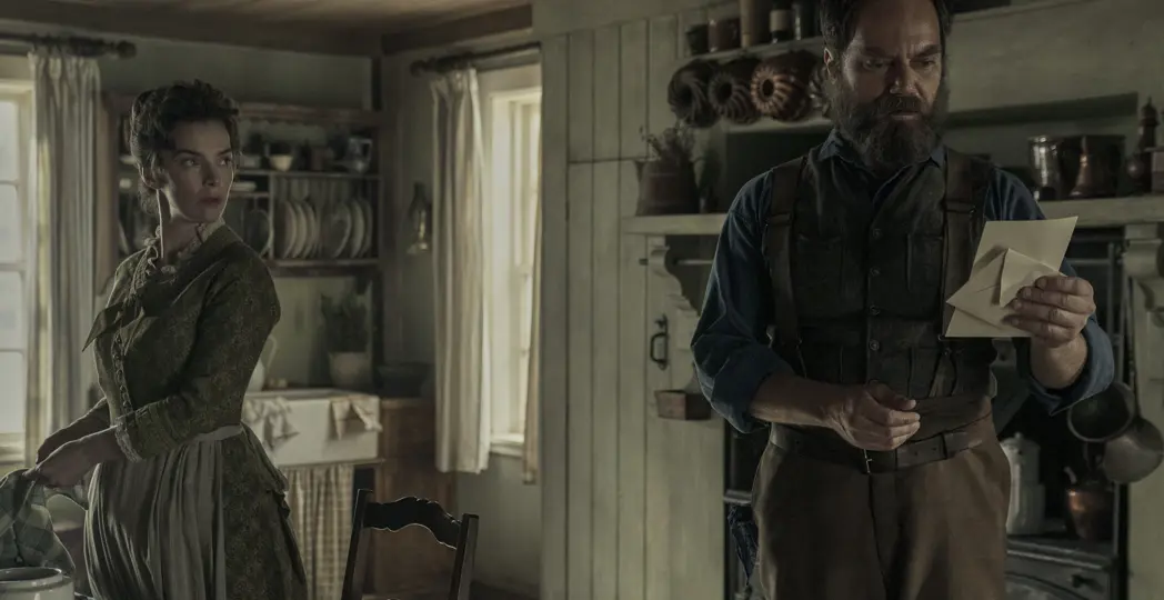 Michael Shannon as President Garfield in a Netflix series.