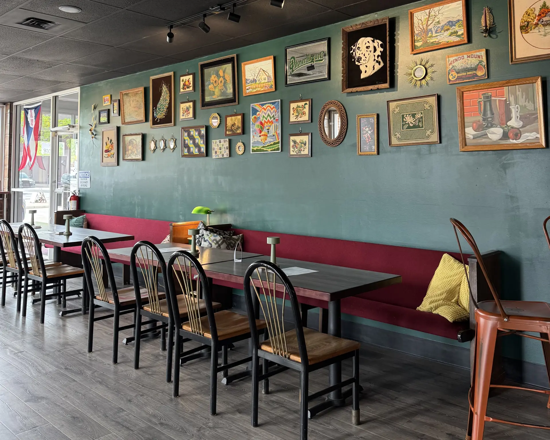 gallery wall at Starflyer Brewing Company