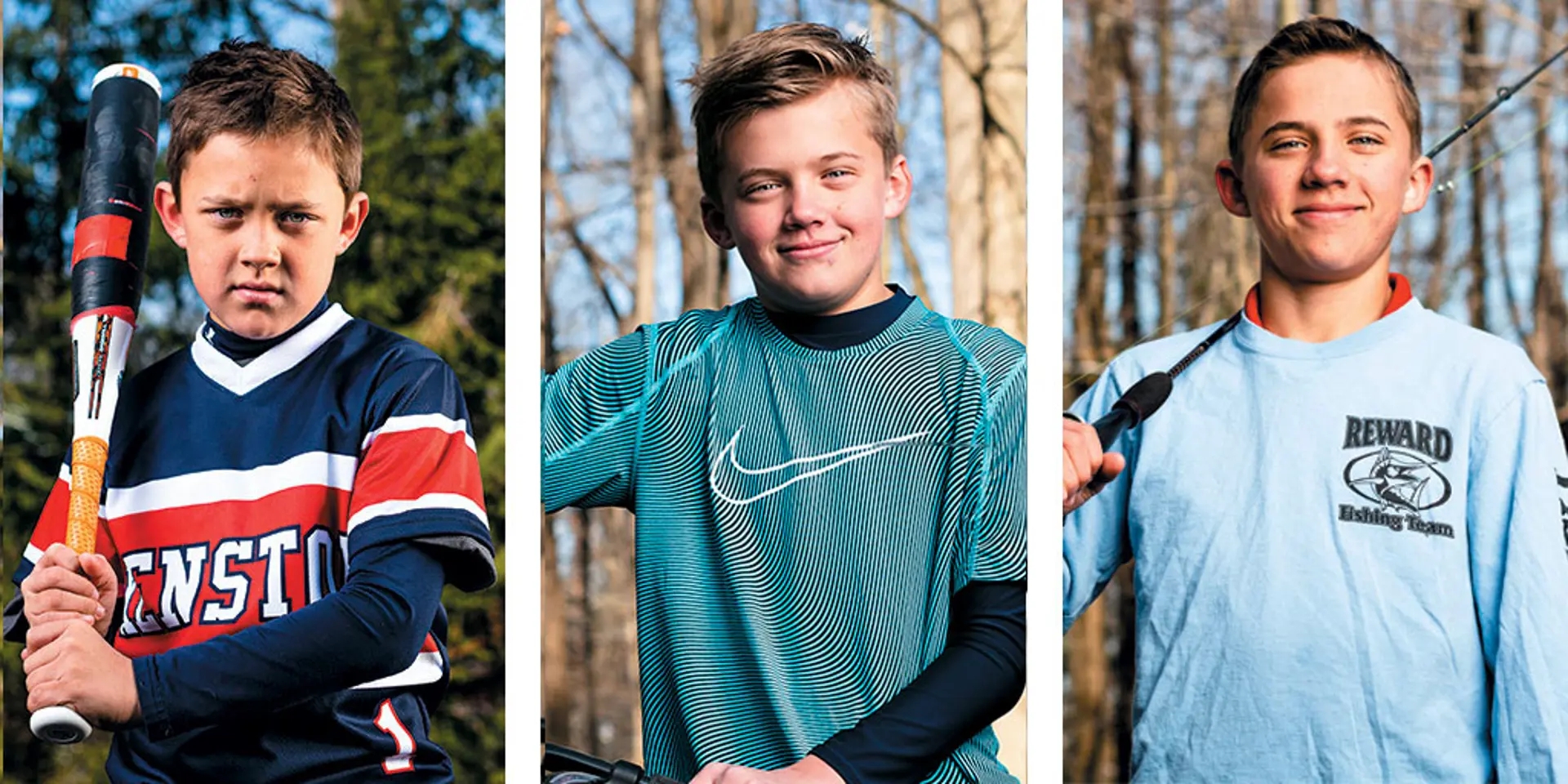 Jack, Nate and Luke Schaedler