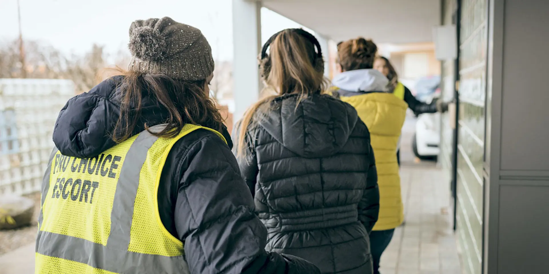 PRETERM ENLISTS THE HELP OF A GRASSROOTS ORGANIZATION TO ESCORT PATIENTS SEEKING SERVICES INSIDE EVERY SATURDAY.