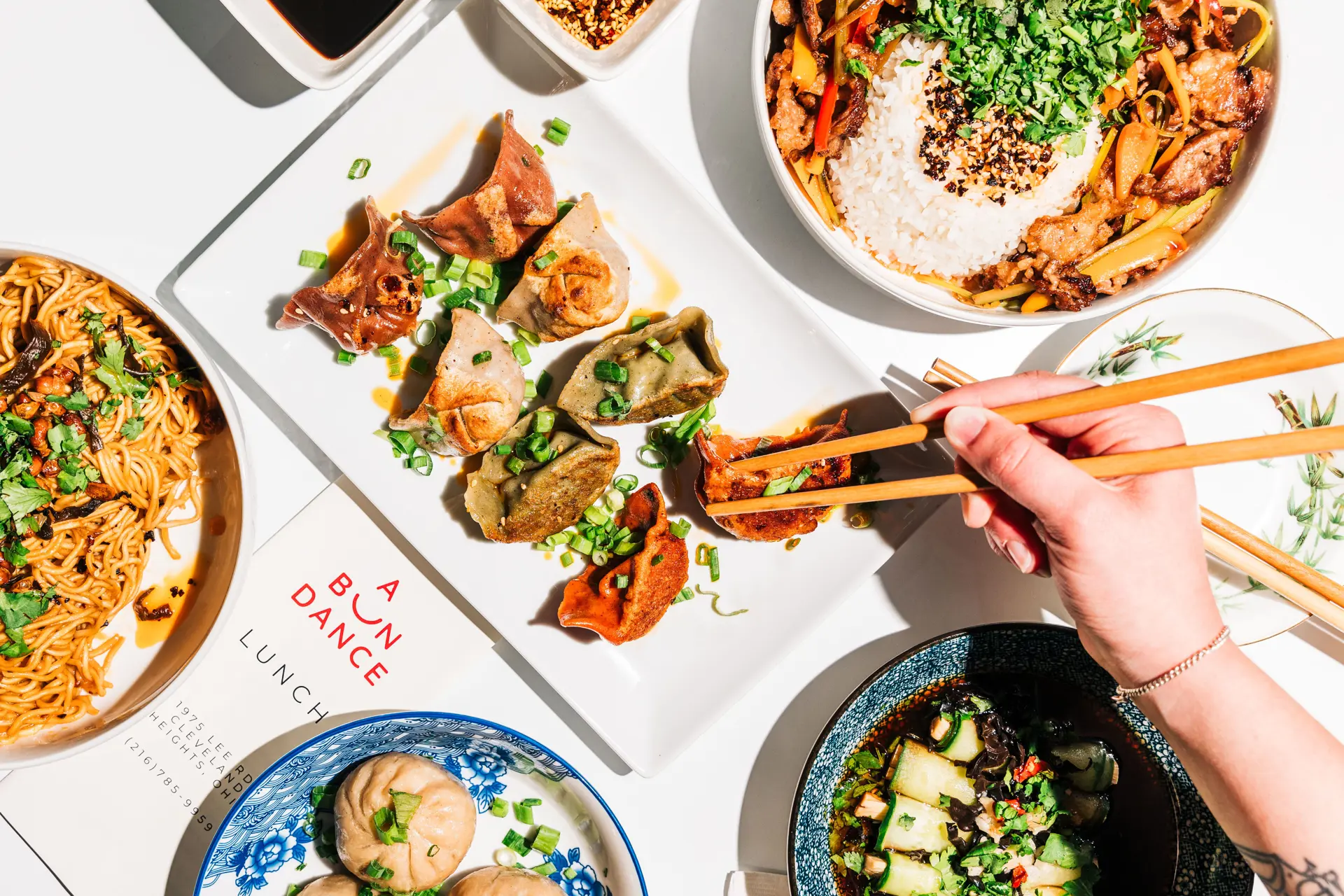 Abundance Culinary in Cleveland Heights ,Dumplings from Chef Liu Fang, Photographed by Daniel Lozada 