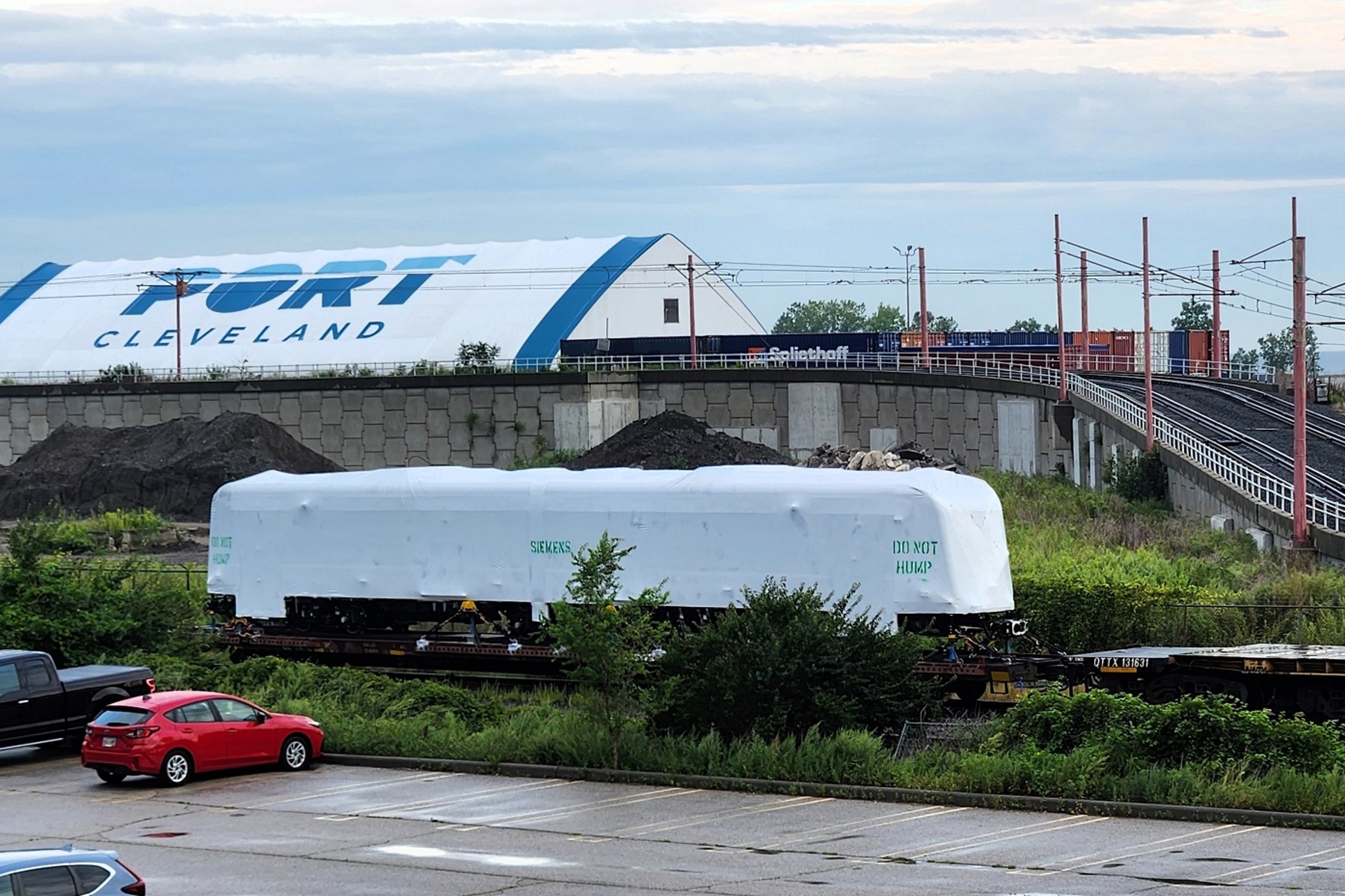 Greater Cleveland RTA’s First New Light-Rail Train Has Been Delivered