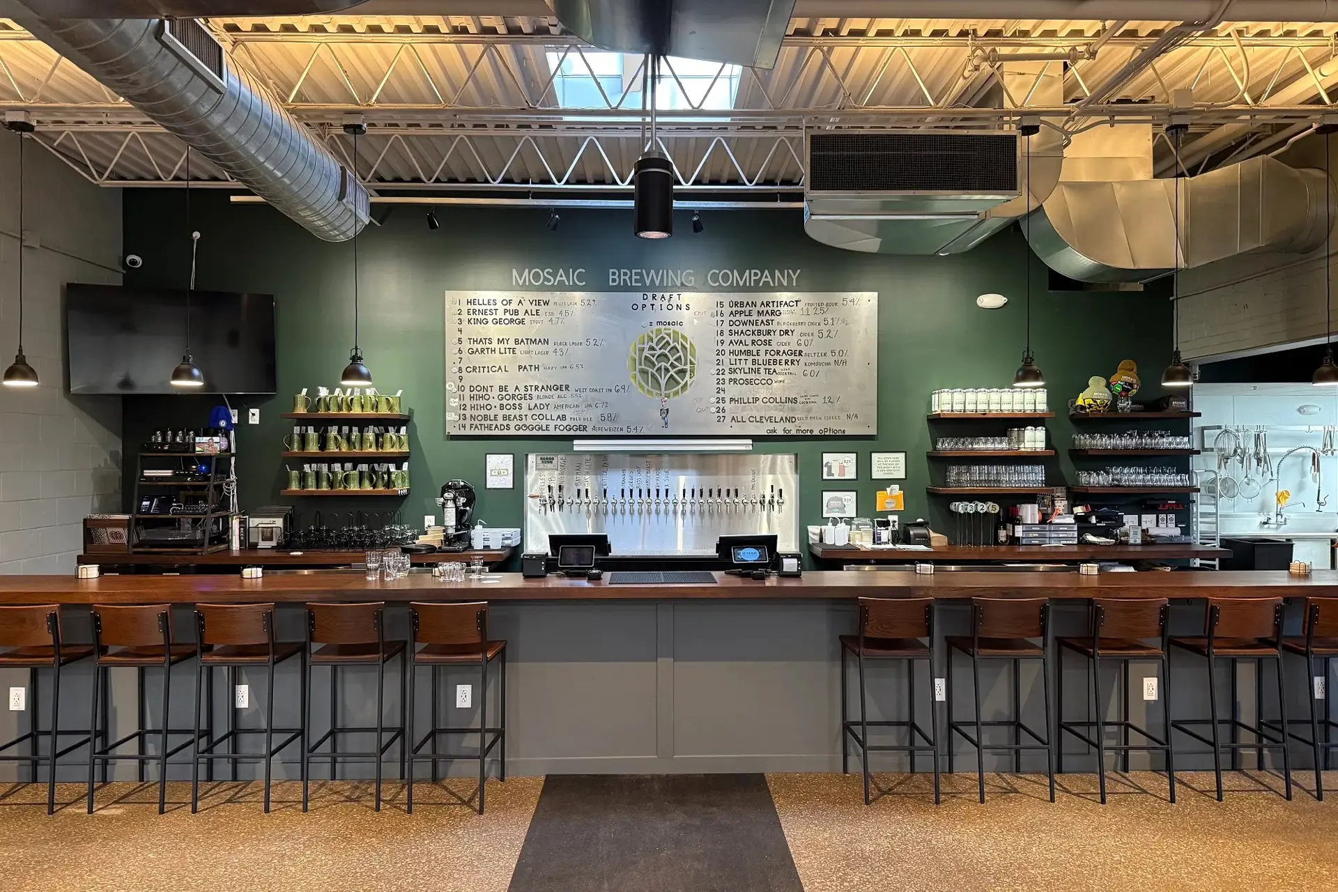 A Century-Old Building Finds New Life as Mosaic Brewing: First Look
