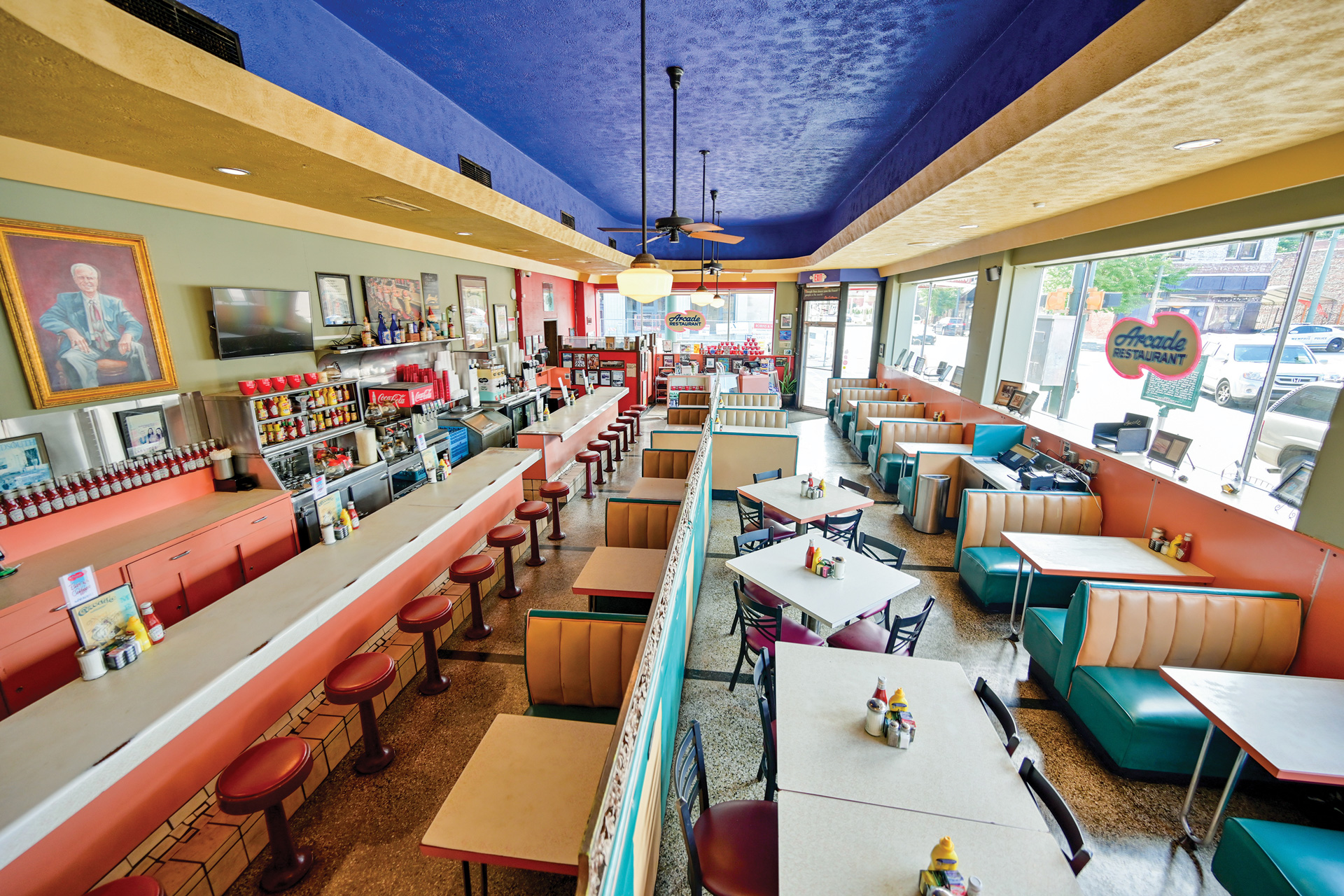 The Arcade Restaurant in Memphis, Tennessee (photo courtesy of The Arcade Restaurant) The Arcade Restaurant in Memphis, Tennessee (photo courtesy of The Arcade Restaurant)