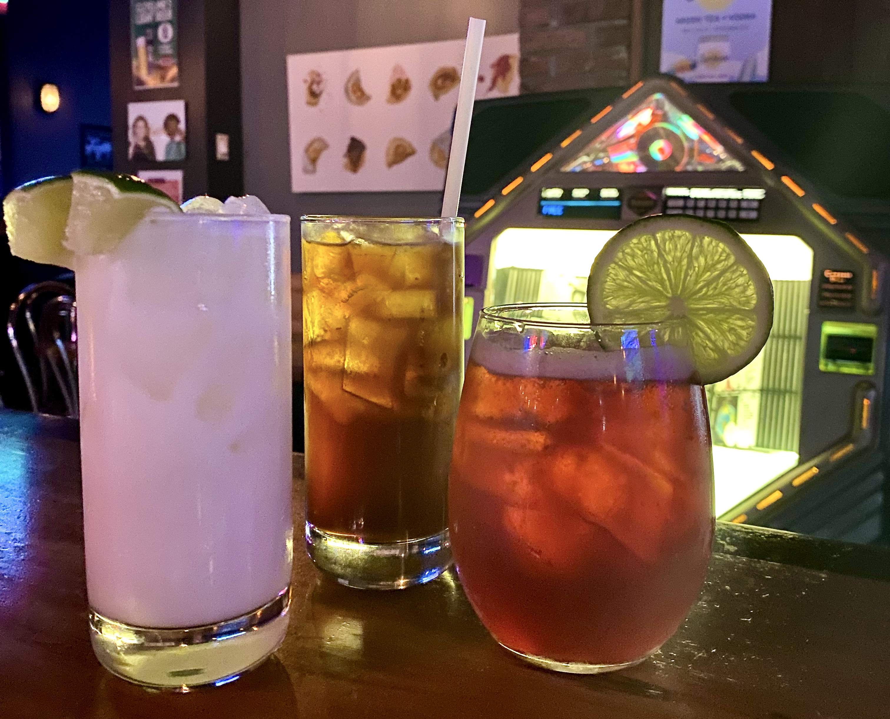 Jukebox mocktails menu