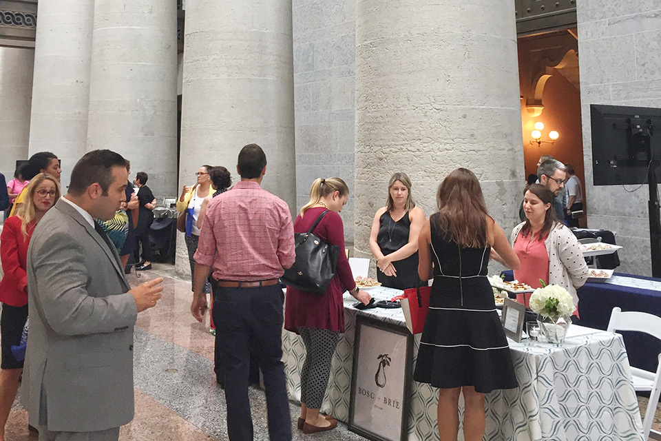 People attending event at Ohio Statehouse in Columbus (photo courtesy of Ohio Statehouse)