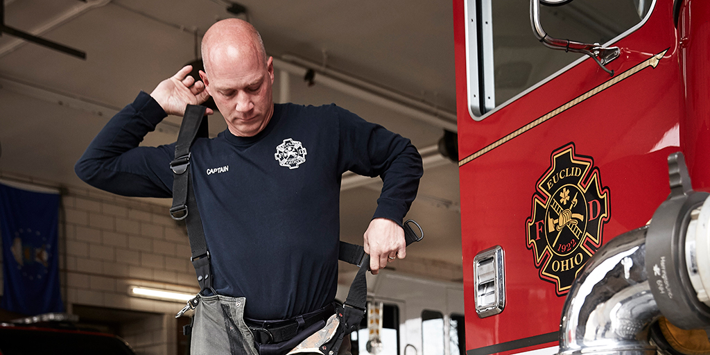 Euclid fire captain Dave Rowell is fighting for his Palumbo Act claim. 