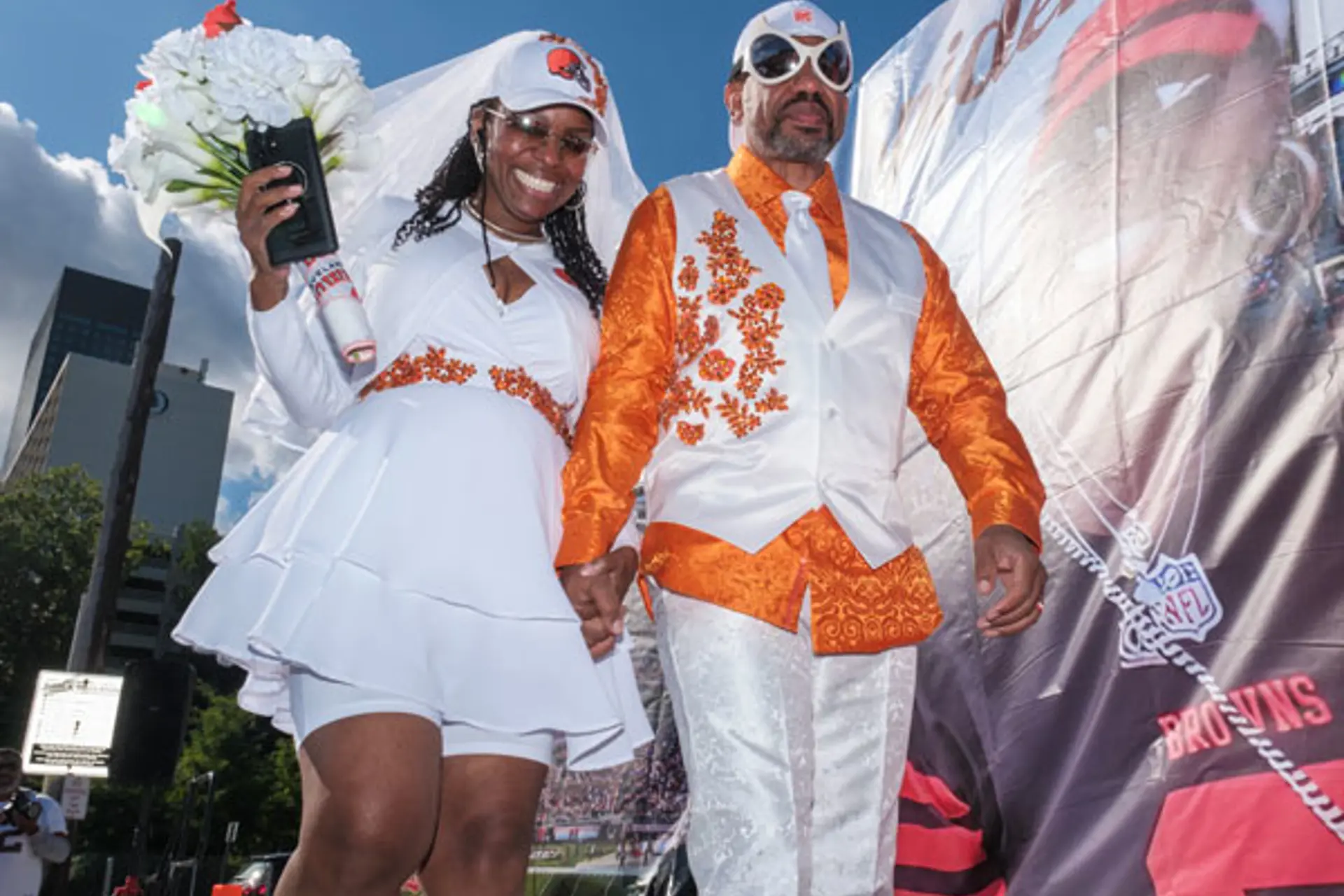 Meet the Browns Fans Who Got Married in the Muni Lot