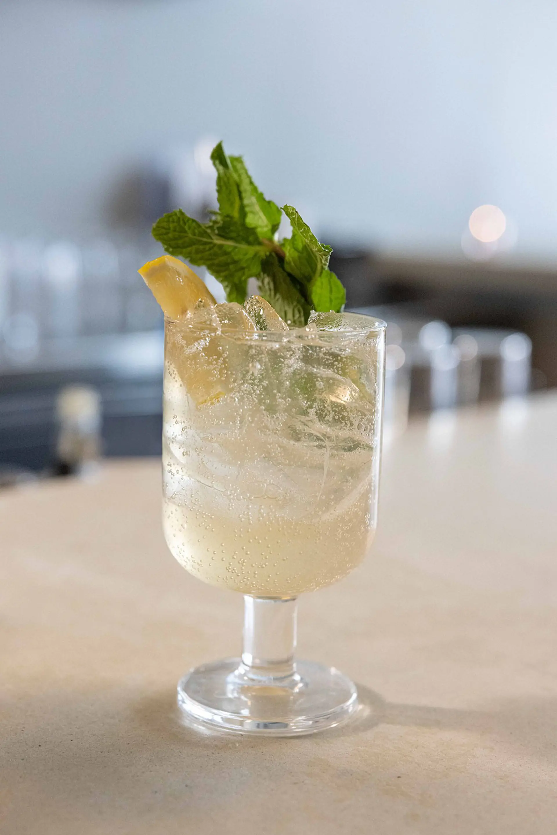 Zhug Mocktail gazoz no.8  sparkling pear shrub, cardamom