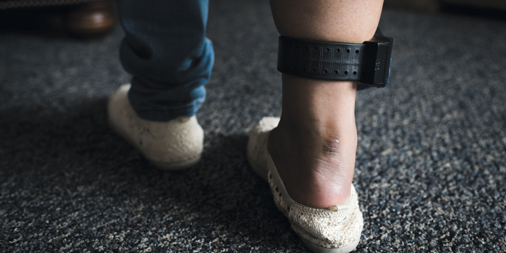 THEY PUT A GPS MONITOR ON HER ANKLE. THEY TOLD HER TO BUY A PLANE TICKET TO MEXICO. SHE HAD 14 DAYS TO LEAVE THE COUNTRY.