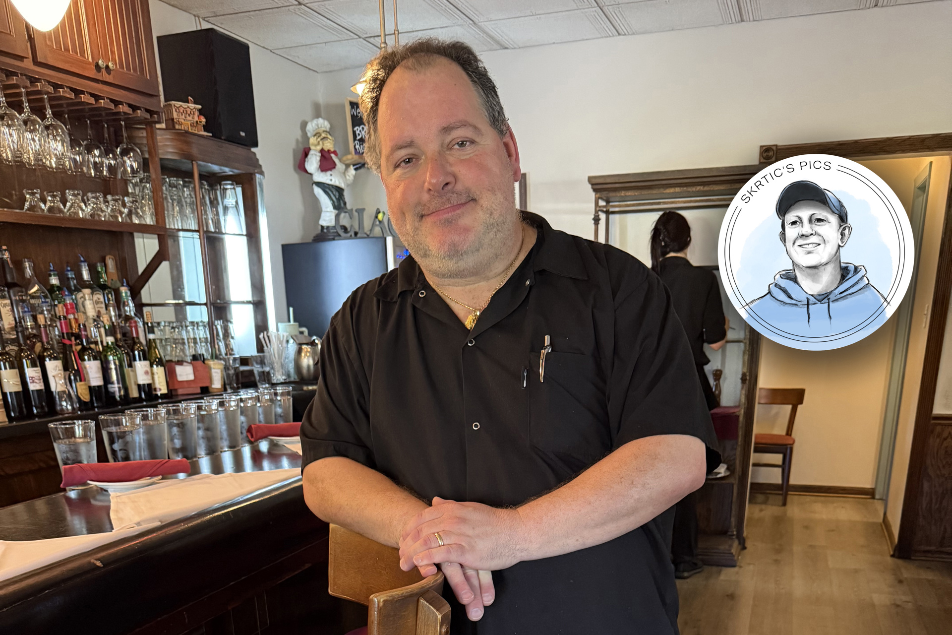Skrtic's Pics: Bruno's Ristorante, Tim Misny, Jamar Rahming 