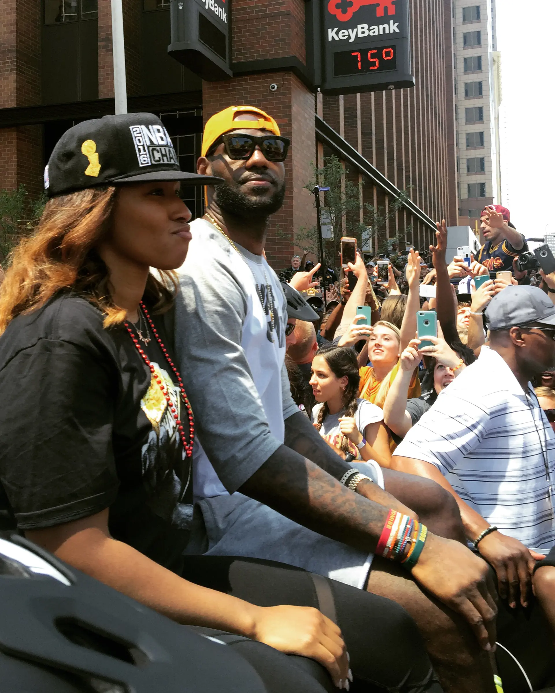 Lebron and Savannah James 