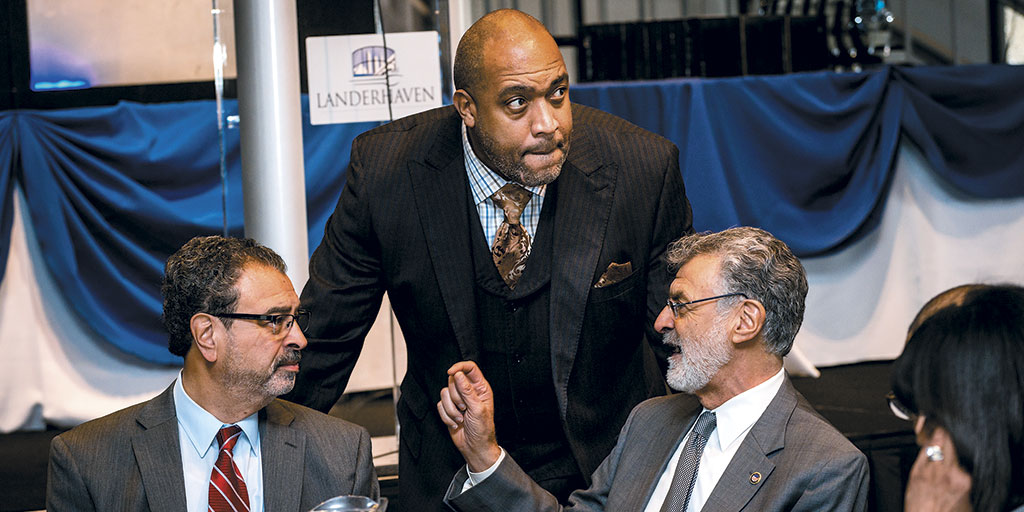 BLAINE GRIFFIN AT THE CUYAHOGA METROPOLITAN HOUSING AUTHORITY HONORS GALA