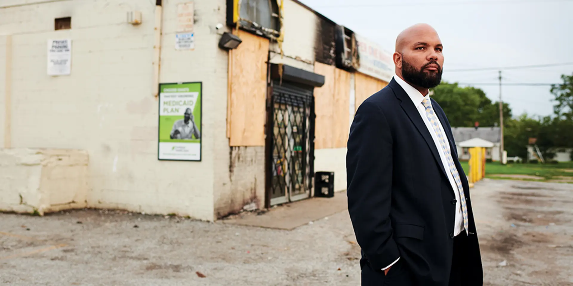 Cleveland City Councilman Joe Jones witnessed a gunfight occur in the parking lot across the street from his office on May 21, 2021. | PHOTOGRAPHED BY ANGELO MERENDINO