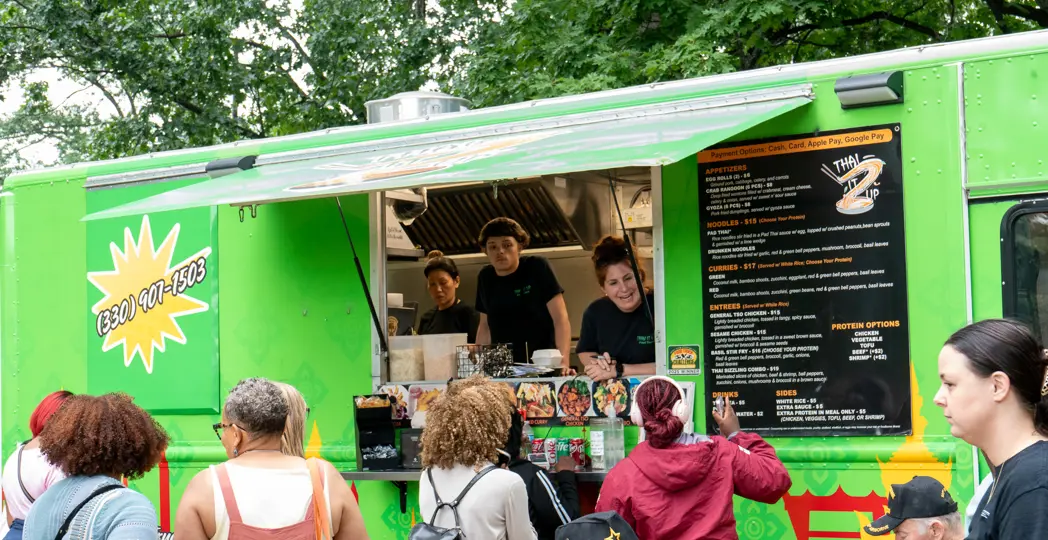 Food truck at Wade Oval Wednesday