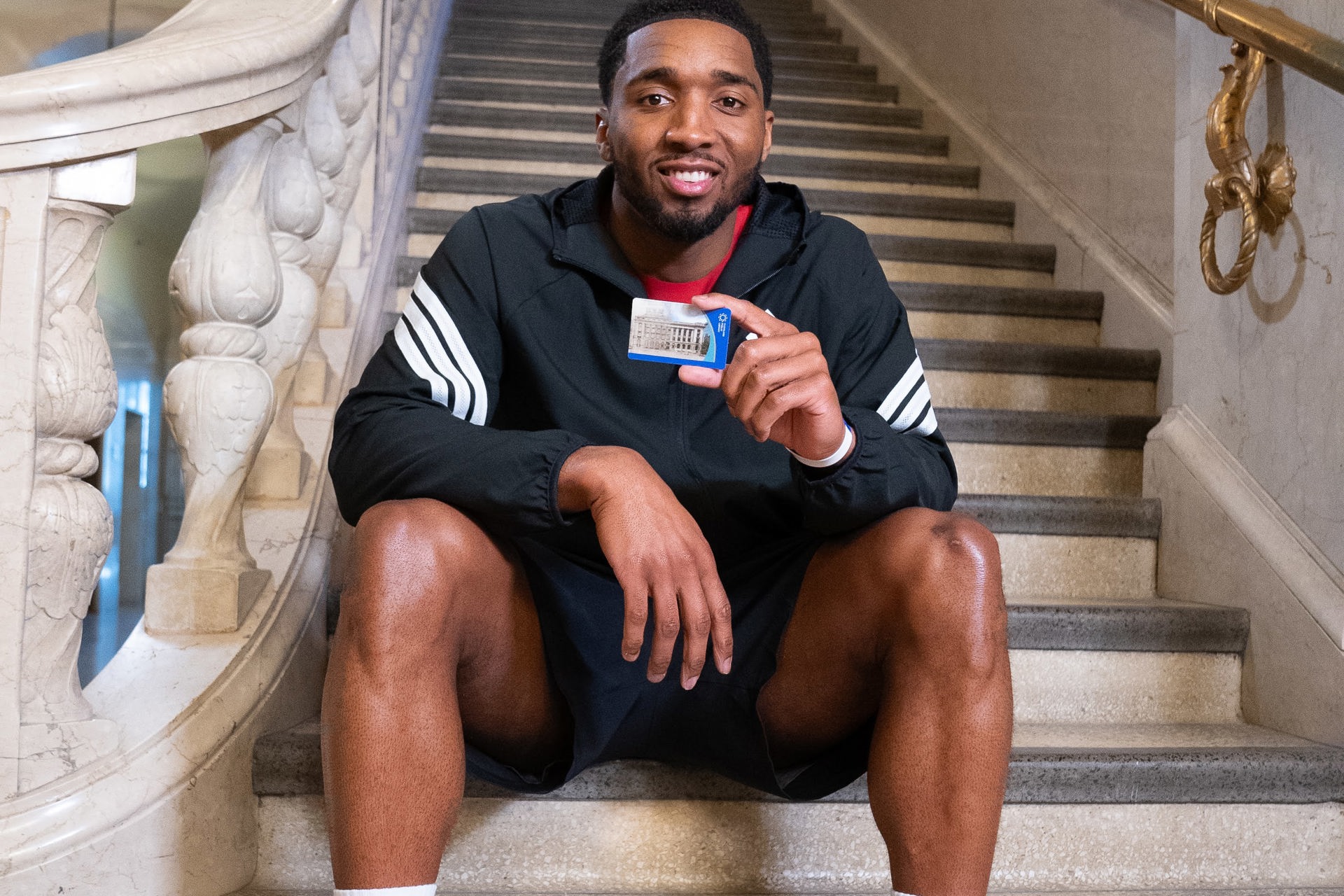 Donovan Mitchell’s Adidas Campaign Takes Over Cleveland Public Library